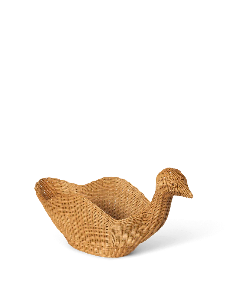 Cesta Pássaro em Rattan - Image 2
