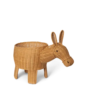 Cesta Burro em Rattan