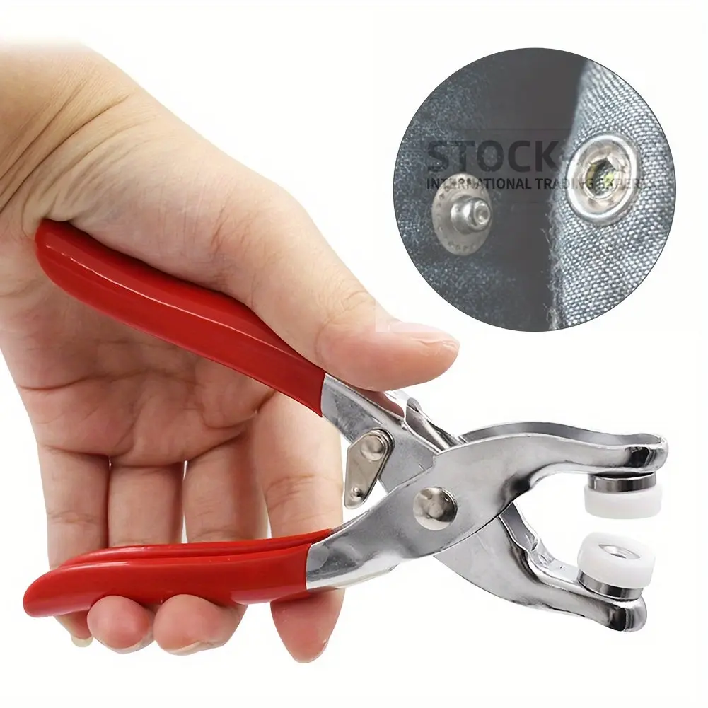 Conjunto de 100 Botões de Pressão com Alicate e Caixa de Armazenamento - Image 2