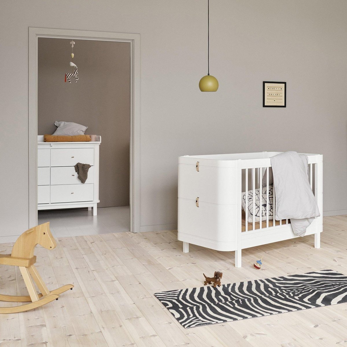 Cómoda Wood 6 Gavetas com Trocador Grande, Branco - Image 5