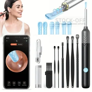 Kit de Remoção de Cera de Ouvido com Otoscópio HD 1296P 🎧✨