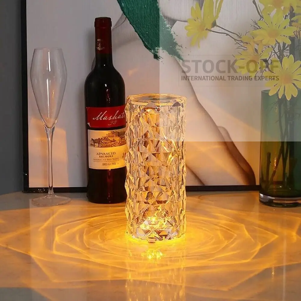 ✨ Candeeiro de Mesa de Cristal – Iluminação Romântica e Elegante - Image 2