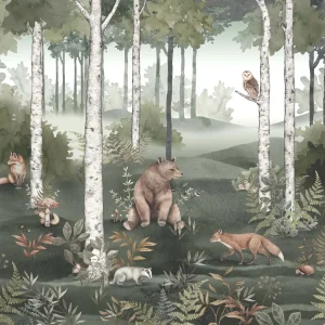 Mural Wild Forest, Borastapeter