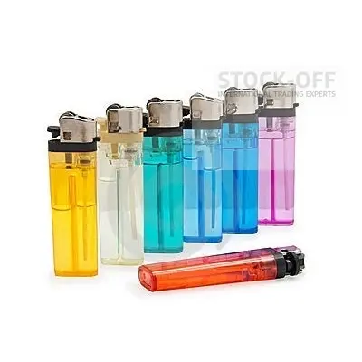 Isqueiro Transparente com Cor