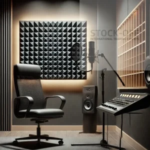 Painel Acústico Perfilado Pack 6 Unidades – Isolamento Pro