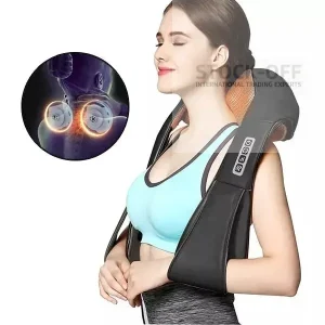 💆♂️ Massajador Elétrico Shiatsu com Formato de U – Relaxamento e Alívio Imediato