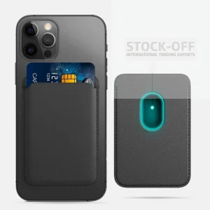 Porta-Cartões Magnético  para Smartphone — Fixação Forte e Design Premium