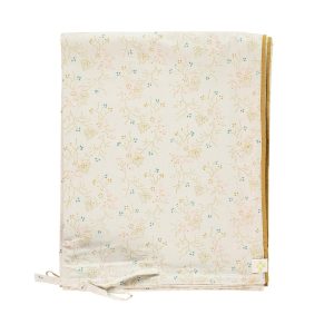 Capa de Edredom Minako, Floral/ Golden