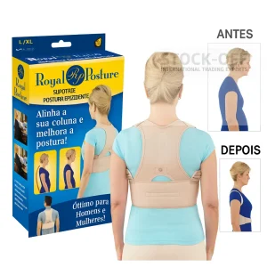 🦴 Corretor Postural Royal Posture – Alinhamento e Conforto para a Sua Coluna