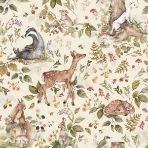 Papel de Parede Cute Forest Animals