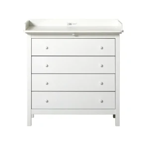 Cómoda Seaside 4 Gavetas com Trocador, Branco