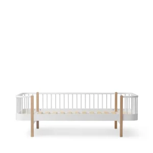 Cama Daybed Wood, Madeira e Branco