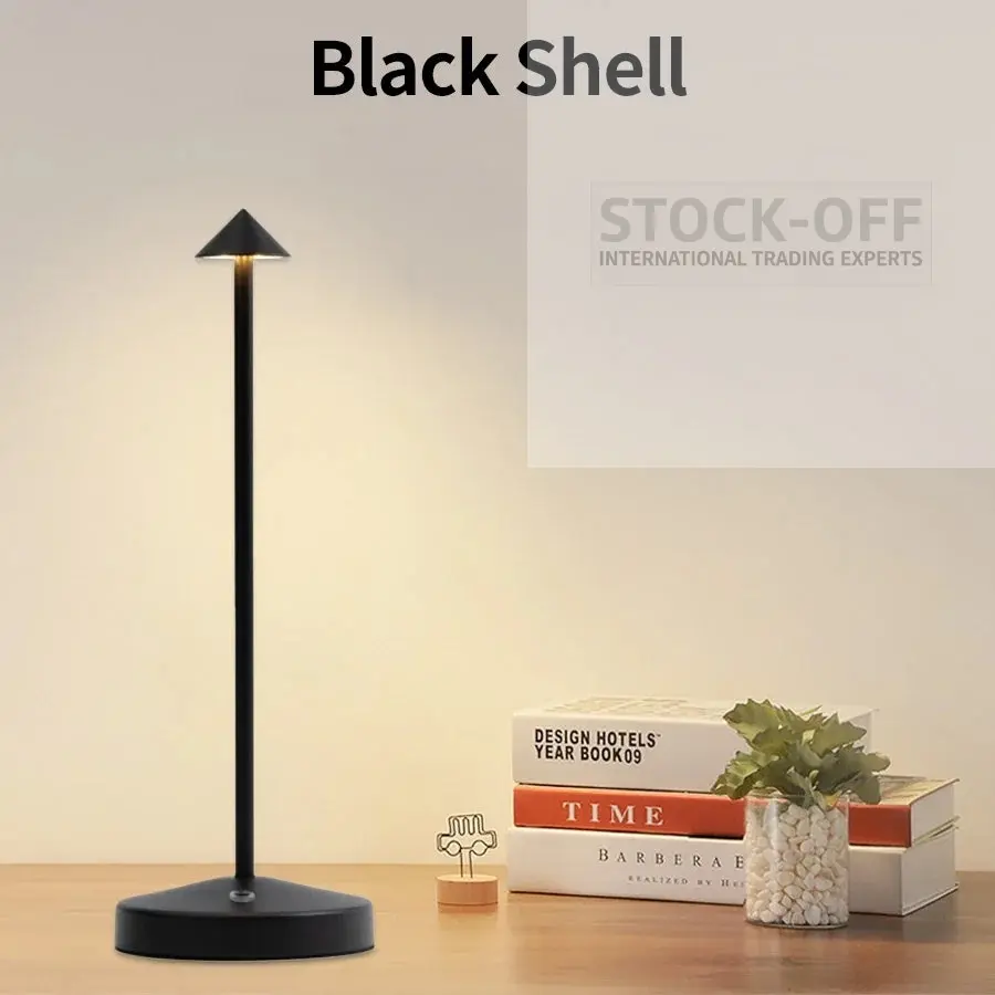 🔥 SUPER DEALS - Lâmpada LED de Mesa Recarregável com Sensor de Toque | 3 Temperaturas de Cor | Escurecimento Stepless | Ideal para Restaurante, Hotel, Bar e Quarto - Image 4