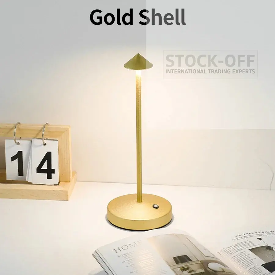 🔥 SUPER DEALS - Lâmpada LED de Mesa Recarregável com Sensor de Toque | 3 Temperaturas de Cor | Escurecimento Stepless | Ideal para Restaurante, Hotel, Bar e Quarto - Image 5