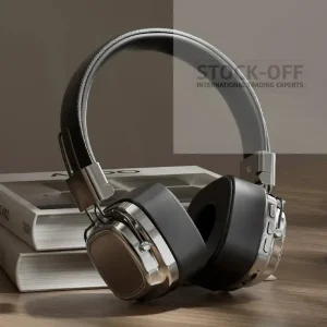 Headfones Stereo com Redução de Ruído e Longa Bateria Dobráveis