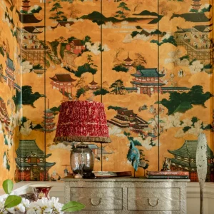 Papel de Parede Floating World Golden