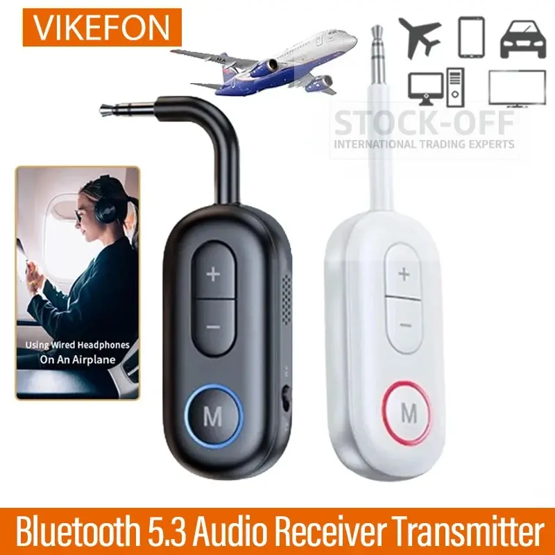 🎧 Adaptador Bluetooth 5.3 2 em 1 – Receptor & Transmissor de Áudio Sem Fios 🔊 - Image 2
