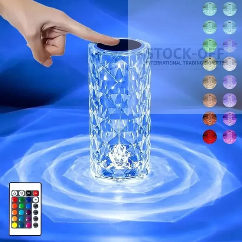 ✨ Candeeiro de Mesa de Cristal – Iluminação Romântica e Elegante - Image 6