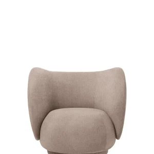 Rico Lounge Chair, Bouclé