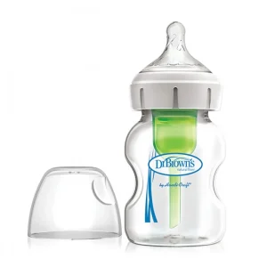 Biberão de Vidro Options+ Boca Larga Tetina Silicone