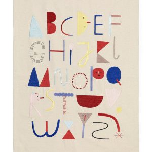 Poster Têxtil Alphabet