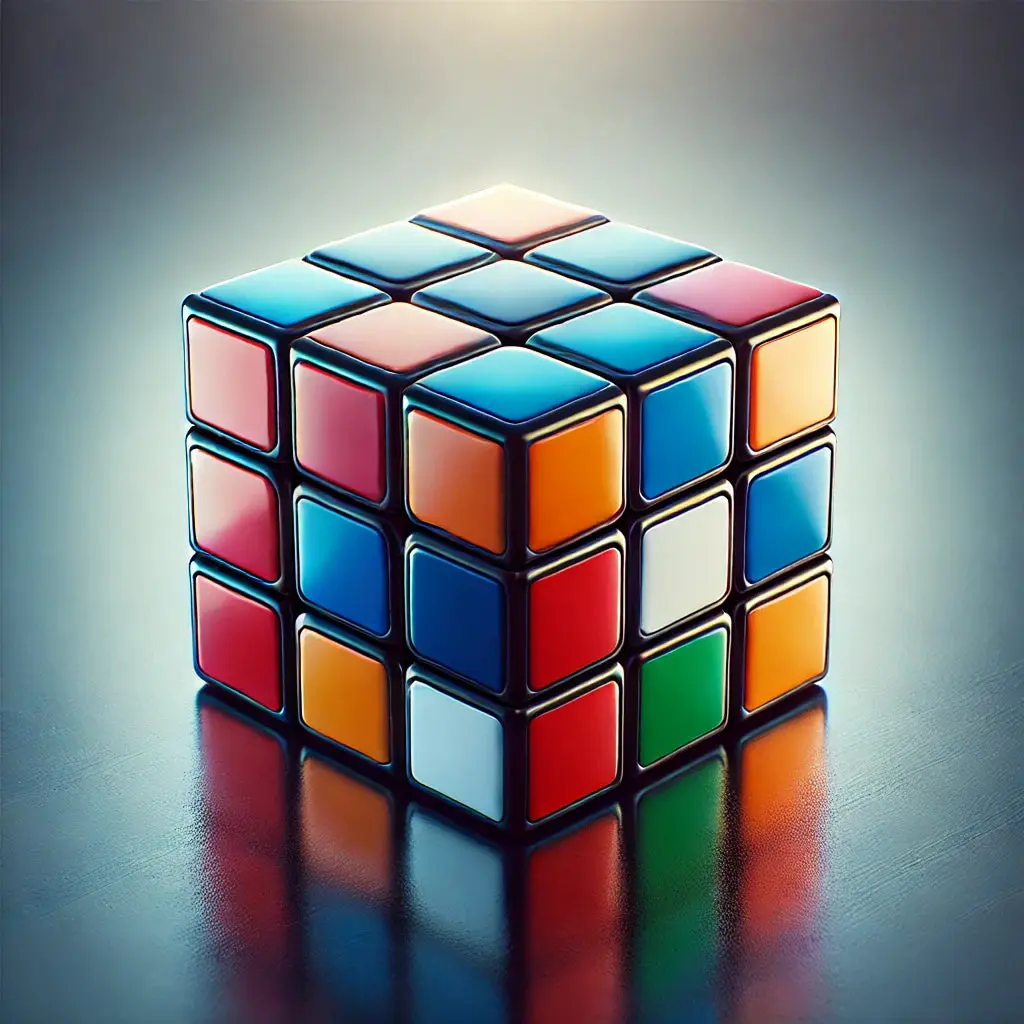 🎲 Cubo Mágico 3x3 – O Clássico Desafio da Lógica