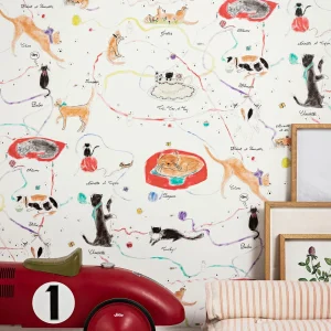 Papel de Parede Les Petits Chats de Colette