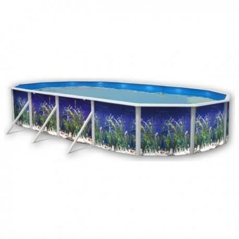 PISCINA DESMONTÁVEL OCEANO OVALADA TOI - Image 2