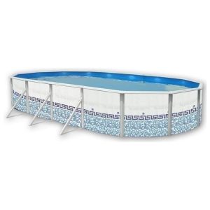 PISCINA DESMONTÁVEL MOSAICO OVALADA TOI