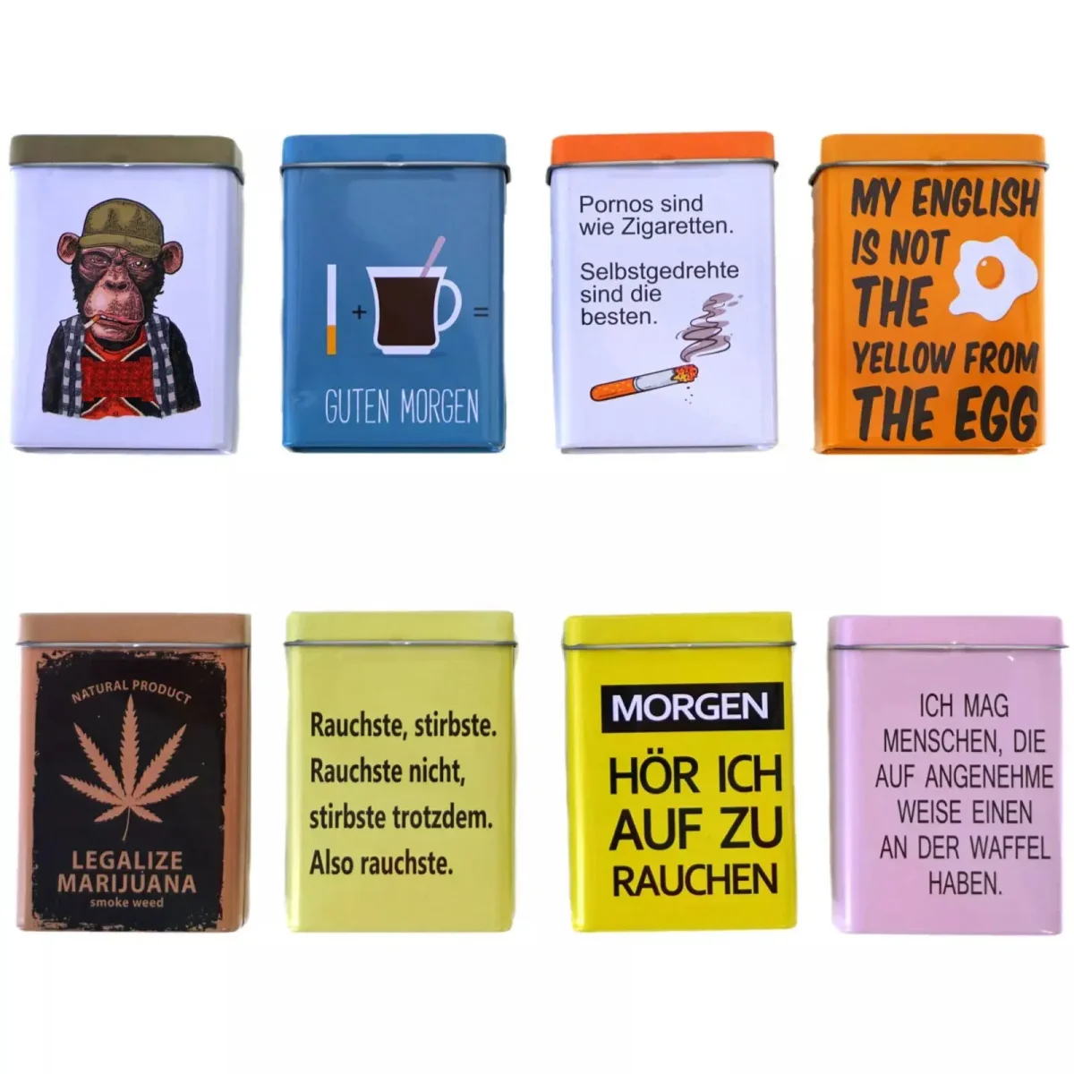 Cigarreiras em Lata Metálica – Estilo e Proteção para os Seus Cigarros! 🚬✨